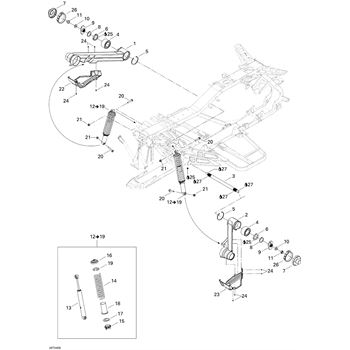 07 - Steering System replacement parts for 2004 Can Am OUTLANDER MAX