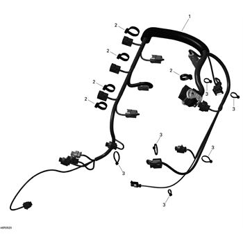 420864220 sea doo engine wiring harness ass y $548 09 2wheelpros2009 sea doo gtx limited is 255, 1503 ho etc, 2009 10 engine harness