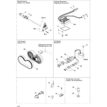 10- Engine Harness replacement parts for 2004 Sea Doo GTX ... 01 sea doo gtx wiring diagram 
