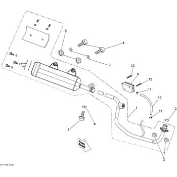 Main Harness replacement parts for 2013 Can Am DS 90